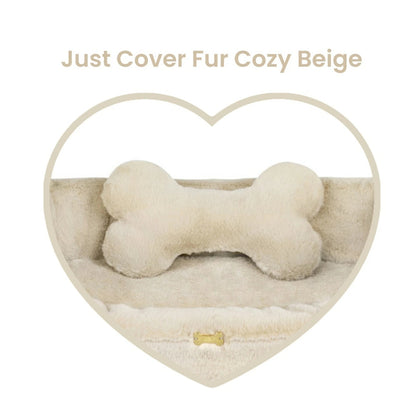 フォーペッツオンリー For Pets Only Just Cover Fur Cozy Beige【犬用 ベッド カバー セレブ】