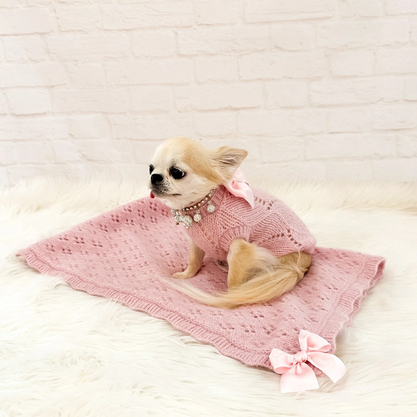 フォーペッツオンリー For Pets Only Les B?b?s Cover Pink【犬用 ブランケット セレブ】
