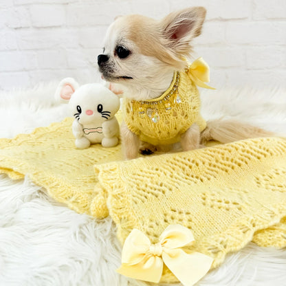 フォーペッツオンリー For Pets Only Les B?b?s Cover Yellow【犬用 ブランケット セレブ】