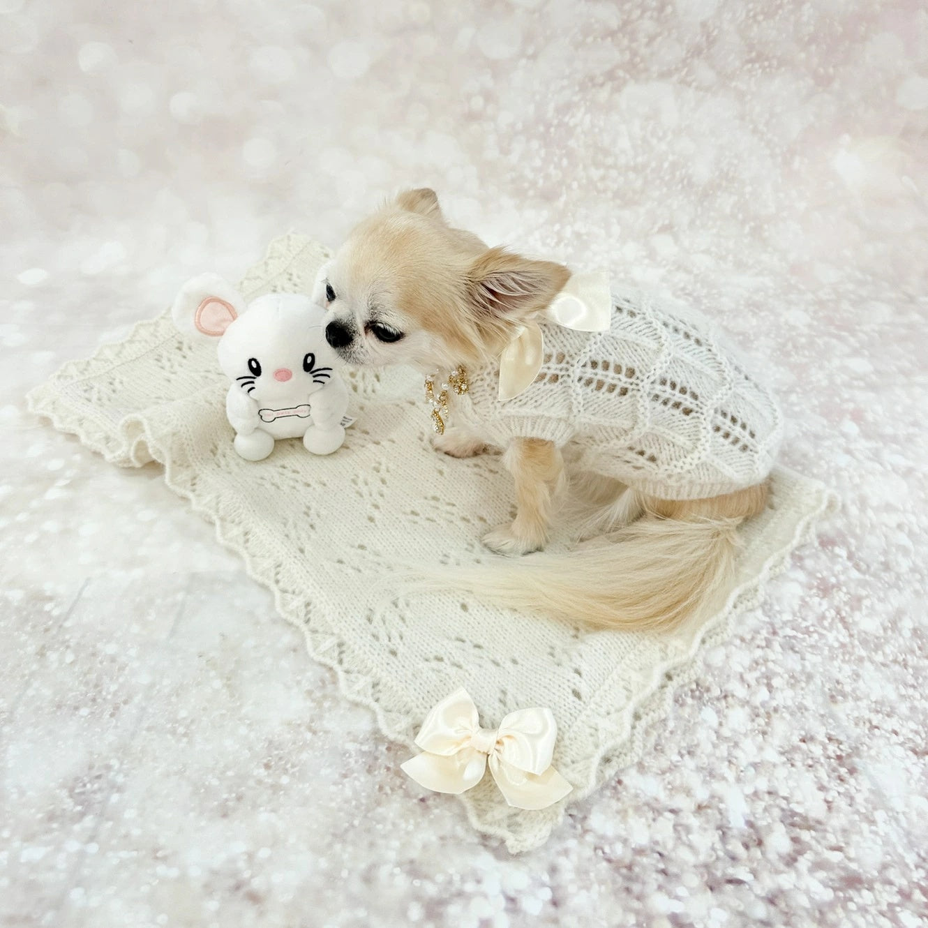 フォーペッツオンリー For Pets Only Les B?b?s Cover Yvory【犬用 ブランケット セレブ】