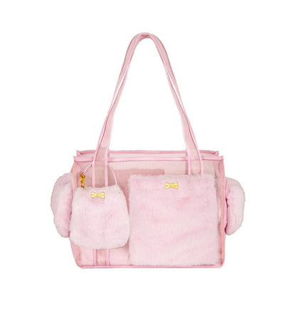 フォーペッツオンリー For Pets Only Drink In Fur Pink【犬用 オーナー様用 バッグアクセサリー ポーチ ボウル セレブ】