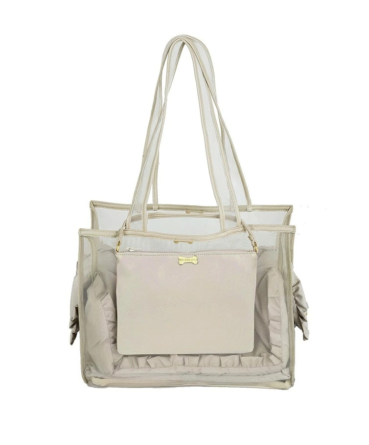 フォーペッツオンリー For Pets Only My Greige Pochette【犬用 オーナー様用 バッグアクセサリー ポーチ ポシェット セレブ】