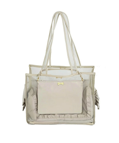 フォーペッツオンリー For Pets Only My Greige Pochette【犬用 オーナー様用 バッグアクセサリー ポーチ ポシェット セレブ】