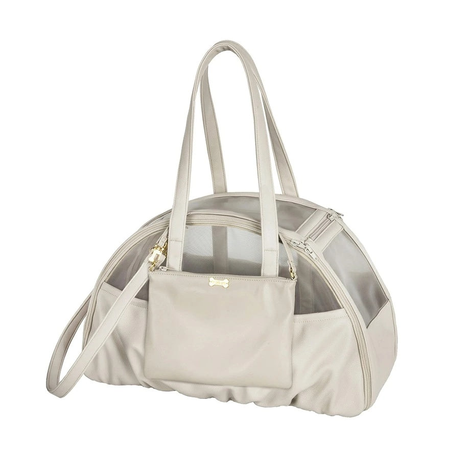 フォーペッツオンリー For Pets Only My Greige Pochette【犬用 オーナー様用 バッグアクセサリー ポーチ ポシェット セレブ】