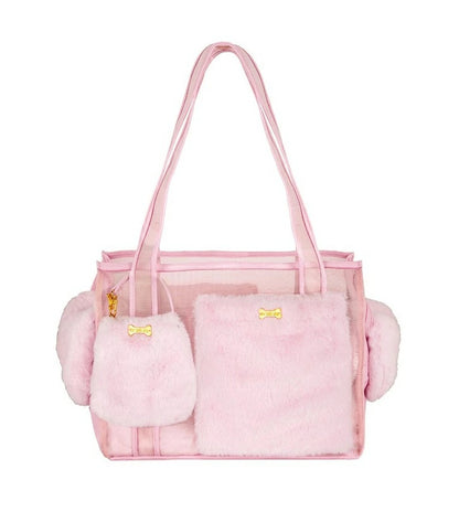 フォーペッツオンリー For Pets Only The Heritage Fur Bag Pink【犬用 キャリーバッグ かばん セレブ】