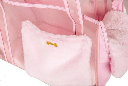 フォーペッツオンリー For Pets Only The Heritage Fur Bag Pink【犬用 キャリーバッグ かばん セレブ】