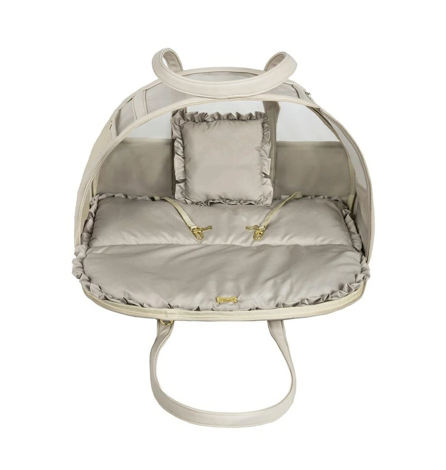 フォーペッツオンリー For Pets Only New Aria Bag 4 Seasons Greige【犬用 キャリーバッグ かばん セレブ】
