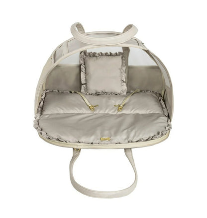 フォーペッツオンリー For Pets Only New Aria Bag 4 Seasons Greige【犬用 キャリーバッグ かばん セレブ】