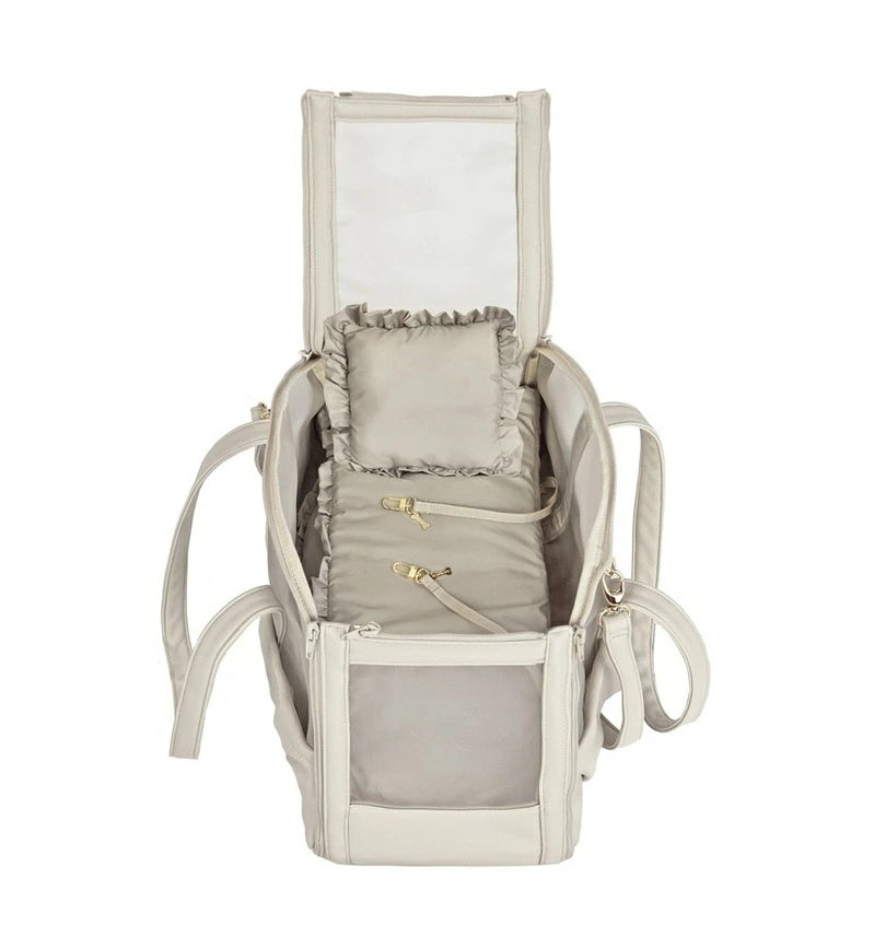 フォーペッツオンリー For Pets Only New Aria Bag 4 Seasons Greige【犬用 キャリーバッグ かばん セレブ】