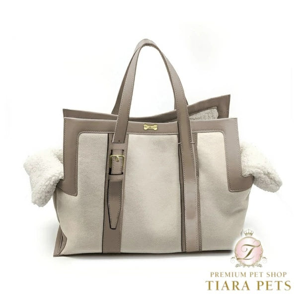 フォーペッツオンリー For Pets Only La Bag Oyster/Taupe【犬用 キャリーバッグ かばん セレブ】