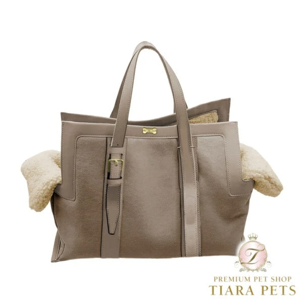 フォーペッツオンリー For Pets Only La Bag Taupe【犬用 キャリーバッグ かばん セレブ】