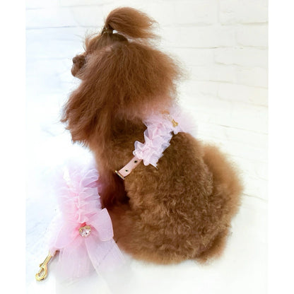 フォーペッツオンリー For Pets Only Ballerina Harness Pink【犬用 ハーネス 一体型 セレブ】
