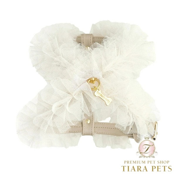 フォーペッツオンリー For Pets Only Ballerina Harness Greige【犬用 ハーネス 一体型 セレブ】