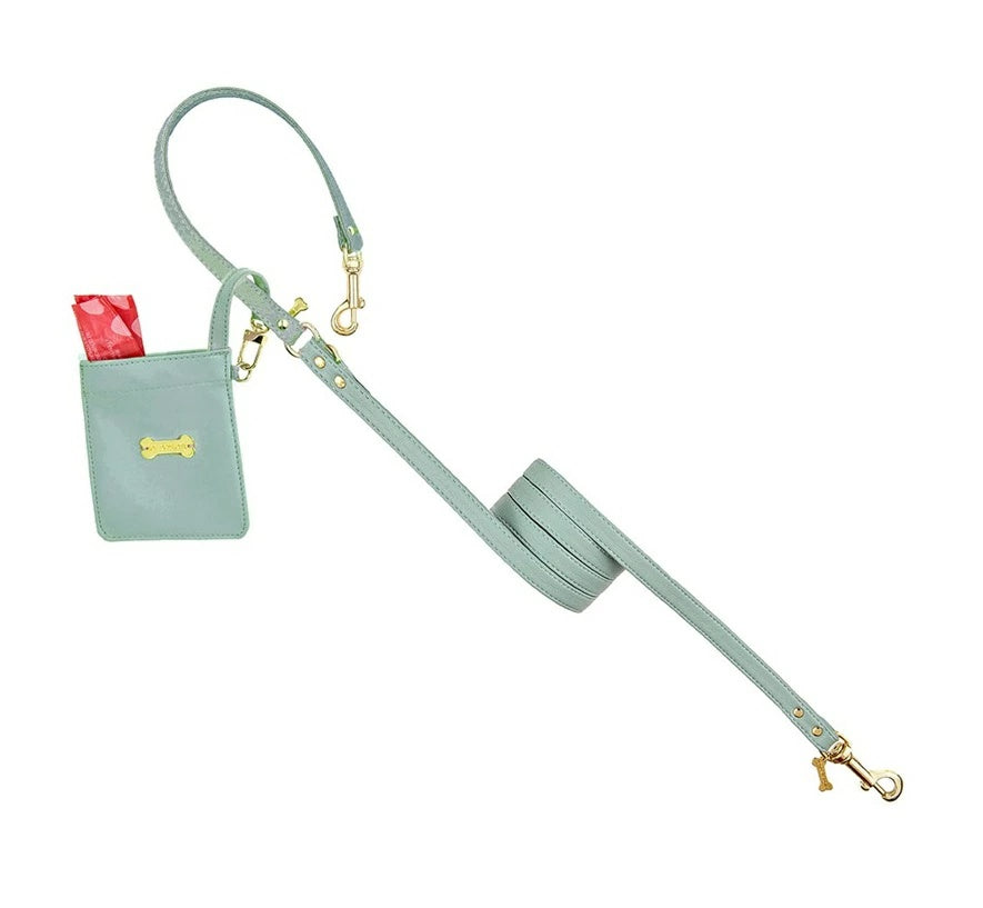 フォーペッツオンリー For Pets Only My Micro Pochette Cloud Green/Gold【犬用 オーナー用 ポシェット 小物入れ エチケット袋入れ お散歩 セレブ】