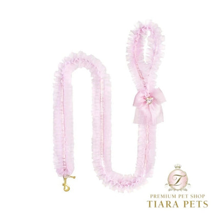 フォーペッツオンリー For Pets Only Ballerina Lingerie Leash Pink【小型犬用 犬用 リード お散歩 セレブ】