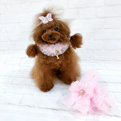 フォーペッツオンリー For Pets Only Ballerina Lingerie Leash Pink【小型犬用 犬用 リード お散歩 セレブ】