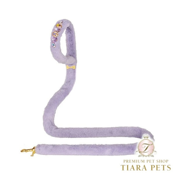 フォーペッツオンリー For Pets Only Minty Lilac Posh Diamond Lead/Gold【小型犬用 犬用 リード お散歩 セレブ】