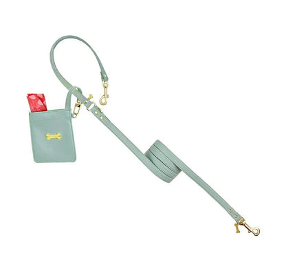 フォーペッツオンリー For Pets Only Plain Lead For Happy Hour Cloud Green/Gold【小型犬用 犬用 リード お散歩 セレブ】