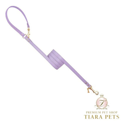 フォーペッツオンリー For Pets Only Plain Lead For Happy Hour Lilac/Gold【小型犬用 犬用 リード お散歩 セレブ】