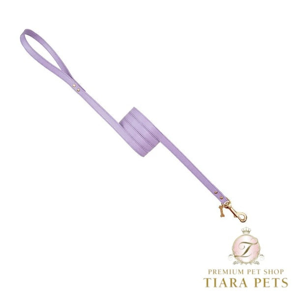 フォーペッツオンリー For Pets Only Plain Lead Lilac/Gold【小型犬用 犬用 リード お散歩 セレブ】