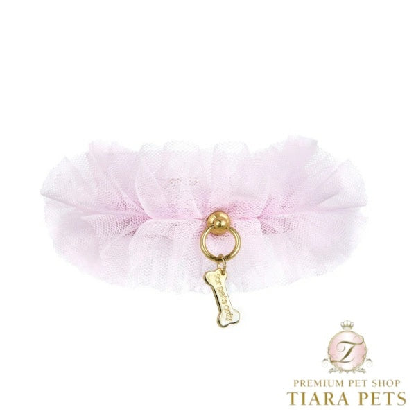 フォーペッツオンリー For Pets Only Ballerina Collar Pink【小型犬用 犬用 カラー 首輪 お散歩 セレブ】