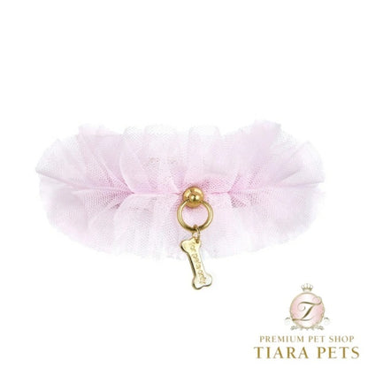 フォーペッツオンリー For Pets Only Ballerina Collar Pink【小型犬用 犬用 カラー 首輪 お散歩 セレブ】