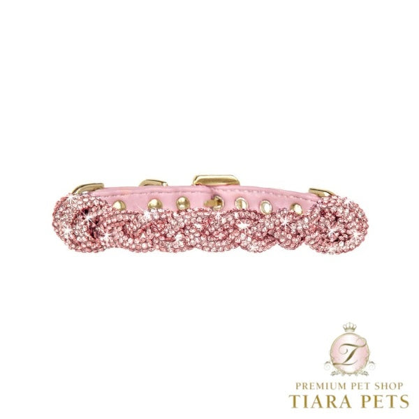 フォーペッツオンリー For Pets Only Crystal Babe Collar Light Rose/Gold【小型犬用 犬用 カラー 首輪 お散歩 セレブ】