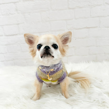 フォーペッツオンリー For Pets Only Lilac Posh Diamond Collar【小型犬用 犬用 カラー 首輪 お散歩 セレブ】