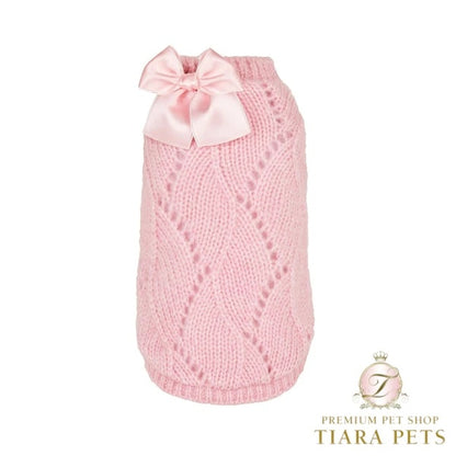 フォーペッツオンリー For Pets Only Les B?b?s Pull Pink【小型犬用 犬服 トップス ニット セーター セレブ】