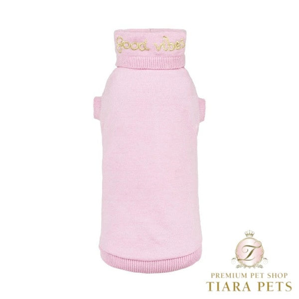 フォーペッツオンリー For Pets Only Good Vibes Dolcevita【小型犬用 犬服 トップス ハイネック セレブ】