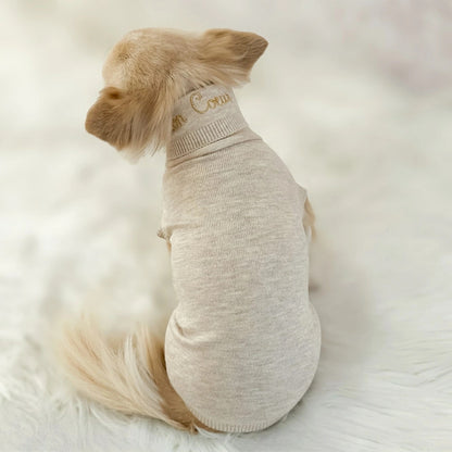 フォーペッツオンリー For Pets Only Mon Coeur Dolcevita【小型犬用 犬服 トップス ハイネック セレブ】