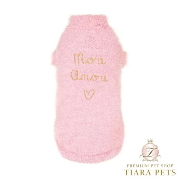 フォーペッツオンリー For Pets Only Mon More Amore Pull Pink【小型犬用 犬服 トップス ニット セーター セレブ】