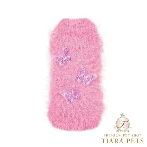 フォーペッツオンリー For Pets Only Butterfly Paradise Pull【小型犬用 犬服 トップス ニット セーター セレブ】