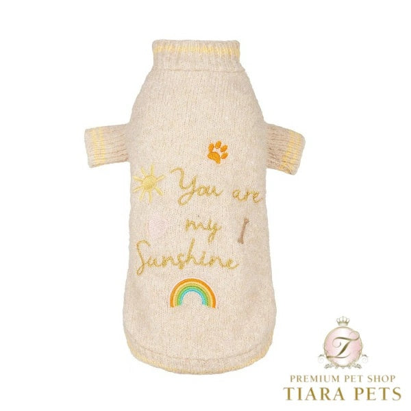 フォーペッツオンリー For Pets Only You Are My Sunshine Pull【小型犬用 犬服 トップス ニット セーター セレブ】