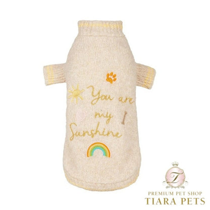 フォーペッツオンリー For Pets Only You Are My Sunshine Pull【小型犬用 犬服 トップス ニット セーター セレブ】