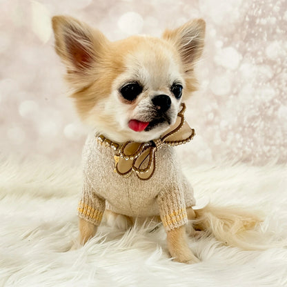 フォーペッツオンリー For Pets Only You Are My Sunshine Pull【小型犬用 犬服 トップス ニット セーター セレブ】