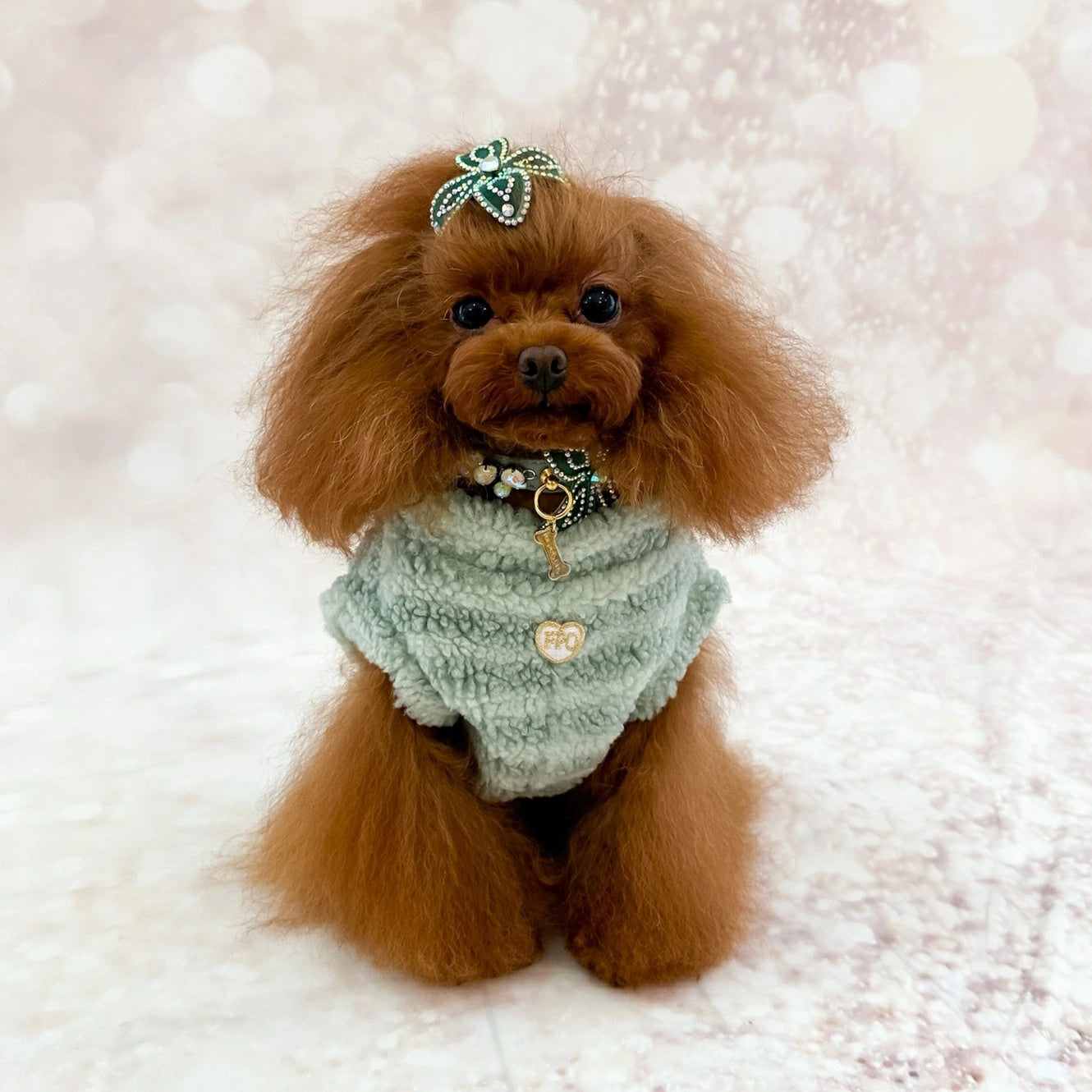 フォーペッツオンリー For Pets Only TopoMio Minty & Cute Pull【小型犬用 犬服 トップス ニット セーター セレブ】