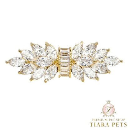 フォーペッツオンリー For Pets Only Zircon Beauty Gold Hairclip【小型犬 犬用 ヘアアクセサリー クリップ セレブ】