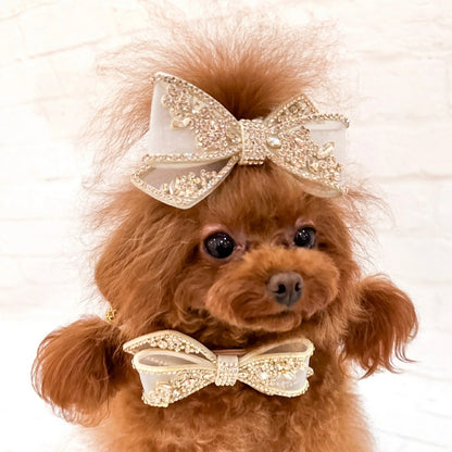 フォーペッツオンリー For Pets Only Eternal Champagne Hairclip【小型犬 犬用 ヘアアクセサリー クリップ セレブ】