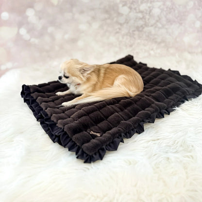フォーペッツオンリー For Pets Only Posh Fur Cover Dark Choco【小型犬 犬用 ブランケット カバー セレブ】