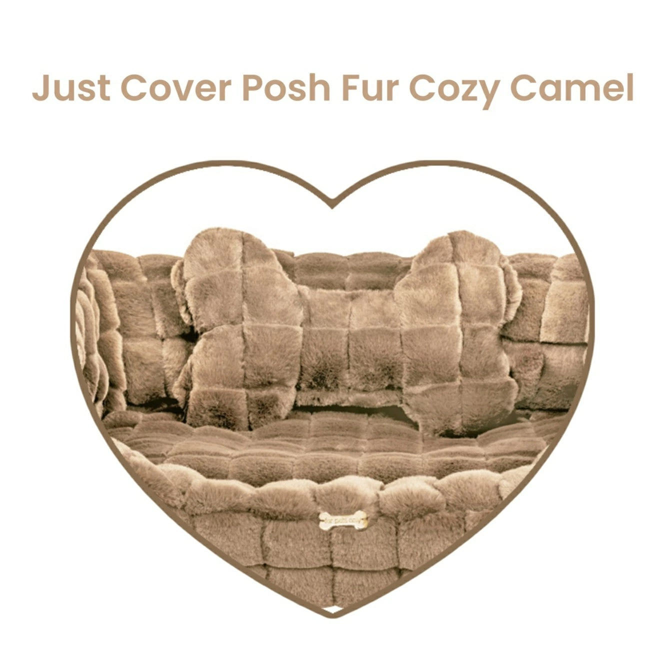 フォーペッツオンリー For Pets Only Just Cover Posh Fur Cozy Camel【小型犬 犬用 ベッド カバー セレブ】
