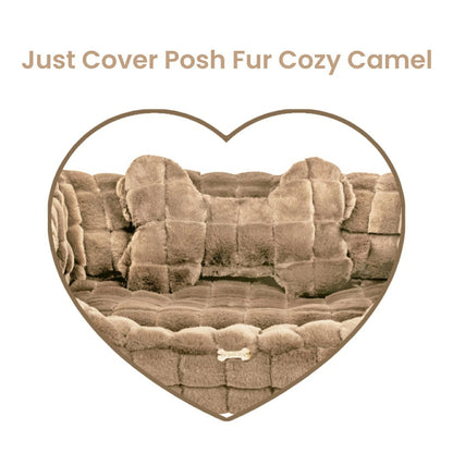 フォーペッツオンリー For Pets Only Just Cover Posh Fur Cozy Camel【小型犬 犬用 ベッド カバー セレブ】