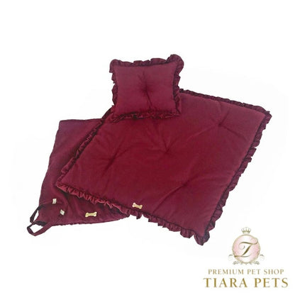 フォーペッツオンリー For Pets Only Beauty Seasonal Change Pillow Burgundy【小型犬 犬用 インナークッション セレブ】