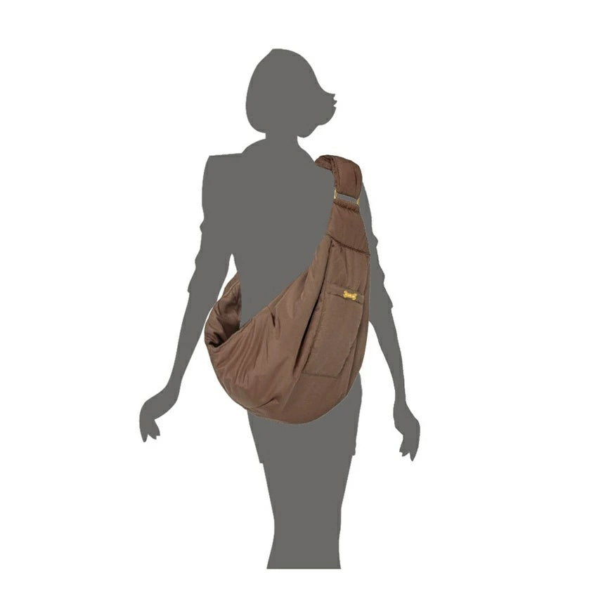 フォーペッツオンリー For Pets Only Soft Bag Brown【小型犬 犬用 スリングバッグ キャリーバッグ セレブ】