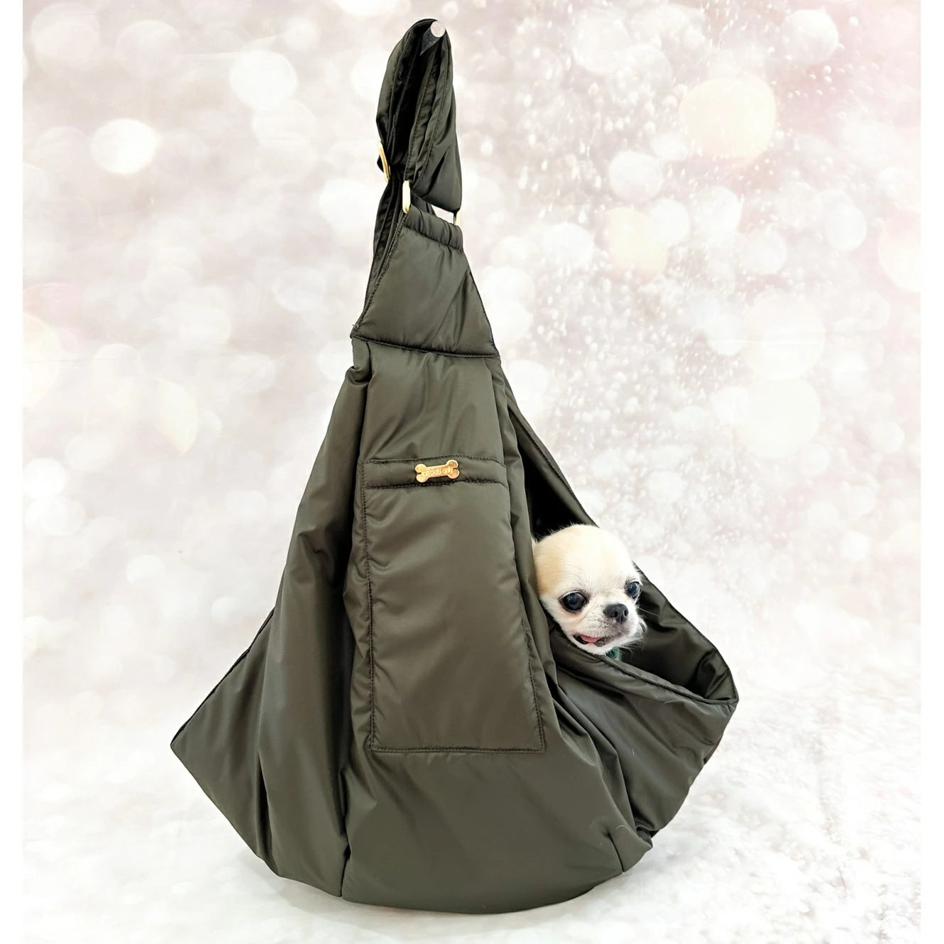 フォーペッツオンリー For Pets Only Soft Bag Military Green【小型犬 犬用 スリングバッグ キャリーバッグ セレブ】