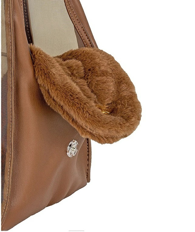 フォーペッツオンリー For Pets Only The Heritage Bag Caramel【小型犬 犬用 キャリーバッグ セレブ】