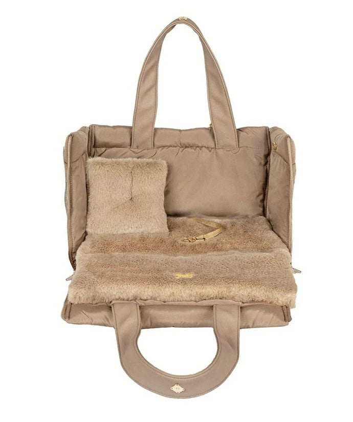 フォーペッツオンリー For Pets Only Sleeping Beauty Bag Mocha Mousse【小型犬 犬用 キャリーバッグ セレブ】