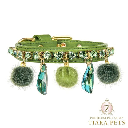 フォーペッツオンリー For Pets Only Emerald Game Collar【小型犬用 犬用 カラー 首輪 セレブ】