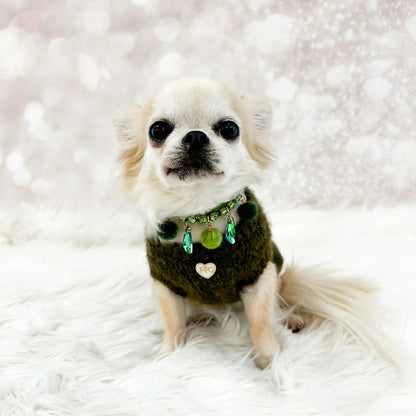 フォーペッツオンリー For Pets Only Emerald Game Collar【小型犬用 犬用 カラー 首輪 セレブ】