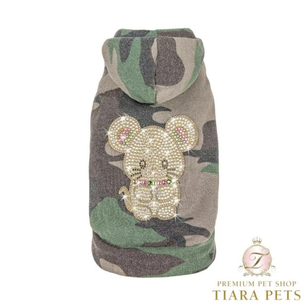 フォーペッツオンリー For Pets Only TopoMio Bomber Camo【小型犬用 犬服 アウター セレブ】